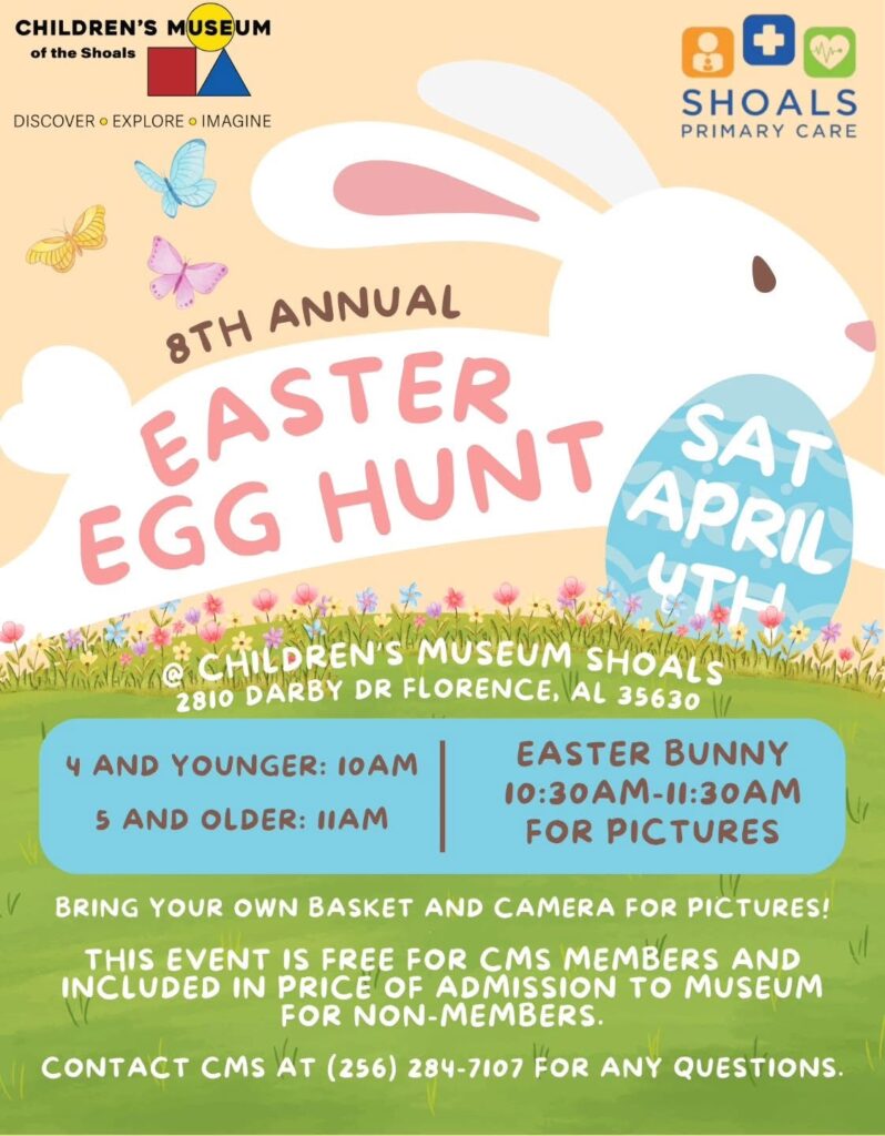 CMShoals Easter Egg Hunt - Saturday April 4th